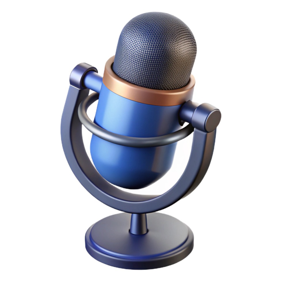 whimsical spectacular A studio microphone with pop filter attached. NO BACKGROUND with Transparent Background. studio quality png