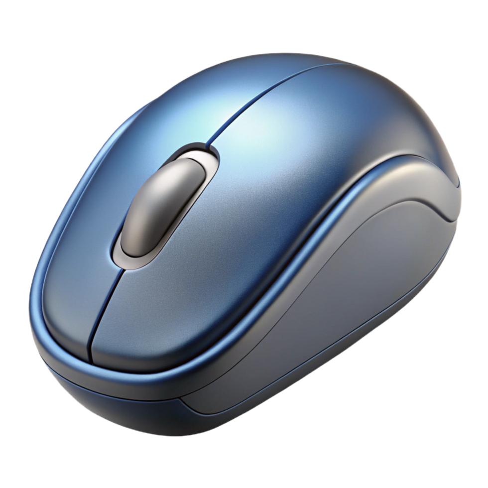 inspired gothic A computer mouse, wireless and ergonomic. NO BACKGROUND with Transparent Background. high quality png