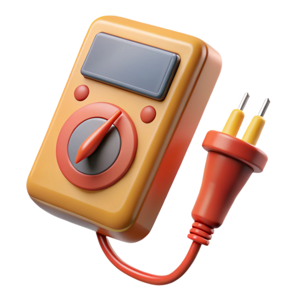 tranquil magnificent A multimeter, with probes attached. NO BACKGROUND with Transparent Background. gallery standard png