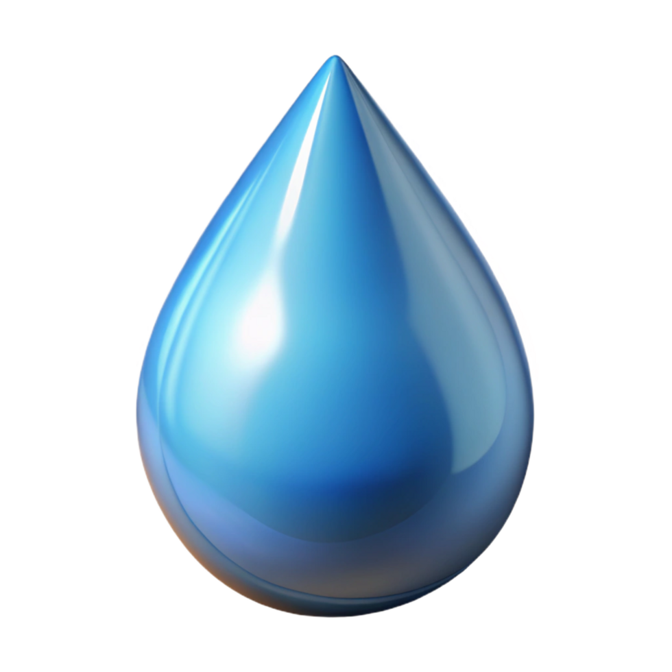 pristine nordic Water droplet NO BACKGROUND with Transparent Background. detailed png