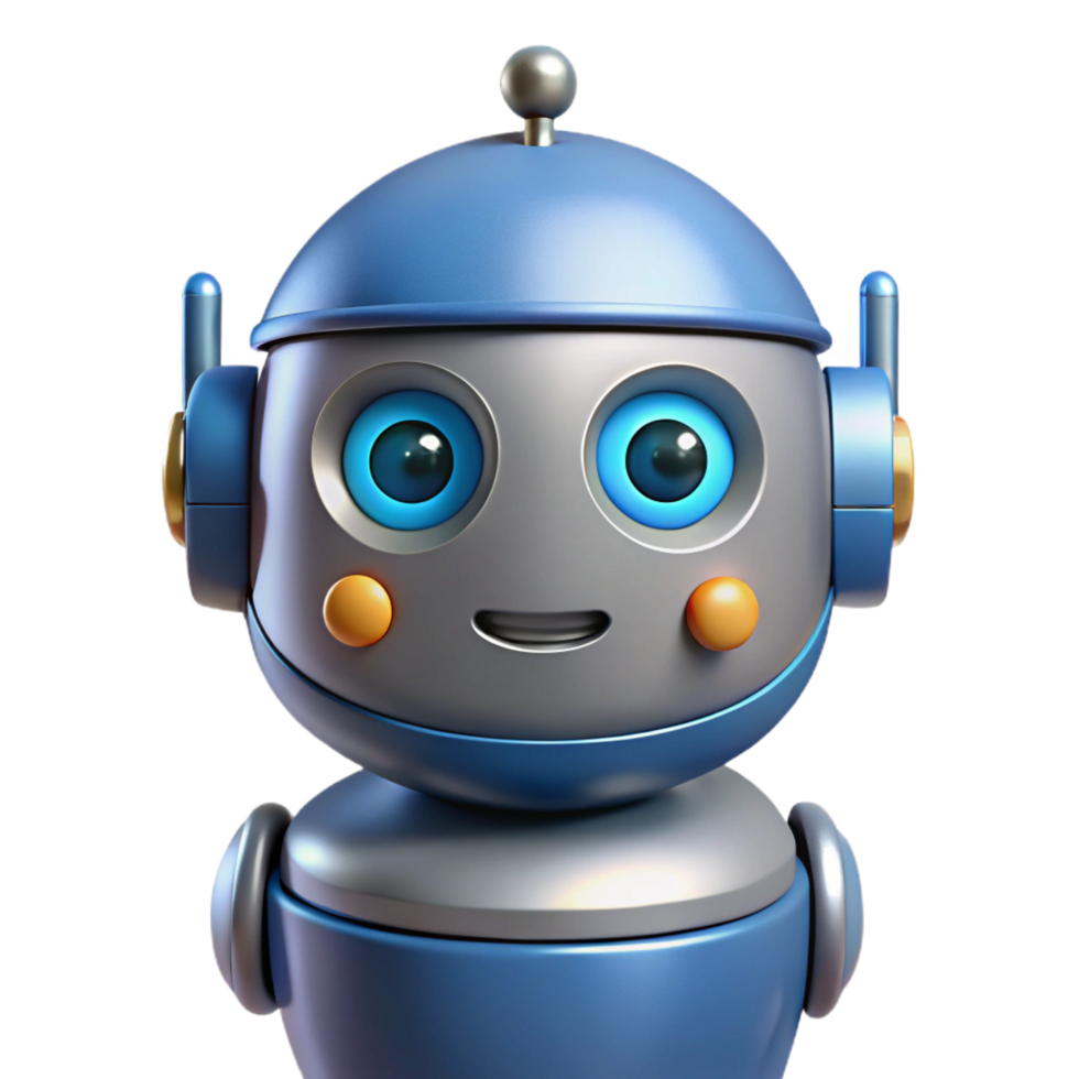 mesmerizing romantic avant-garde Robot head, android, realistic skin, expressive eyes. NO BACKGROUND with Transparent Background. precision png