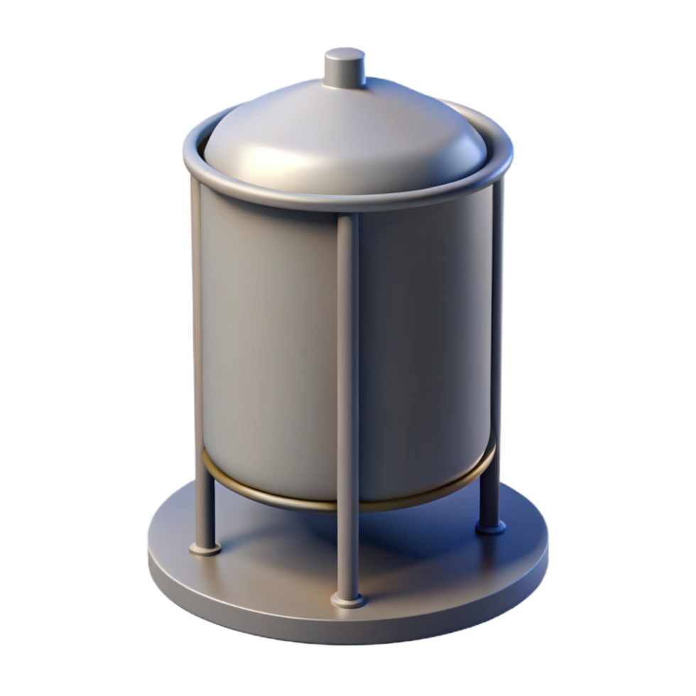 splendid tropical Silo structure, cylindrical shape, NO BACKGROUND with Transparent Background. impeccable png