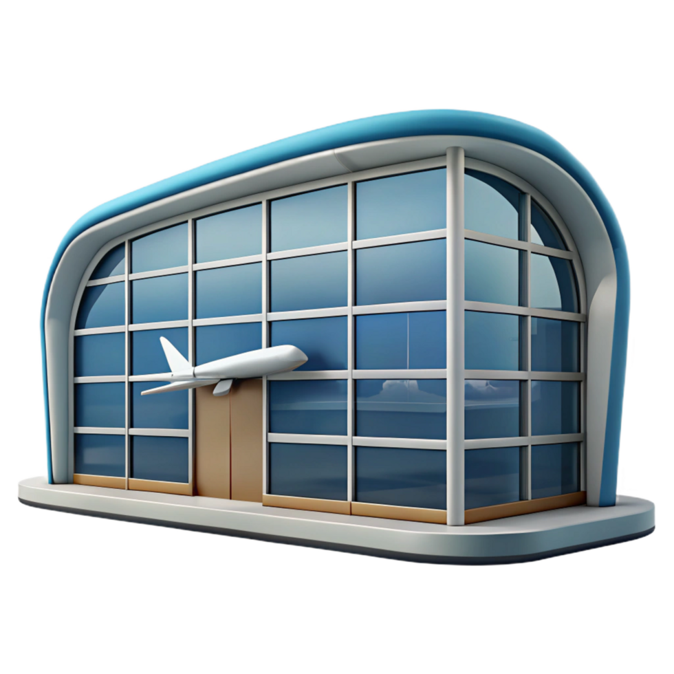 gorgeous renaissance Airport terminal window, large pane, NO BACKGROUND with Transparent Background. crisp png