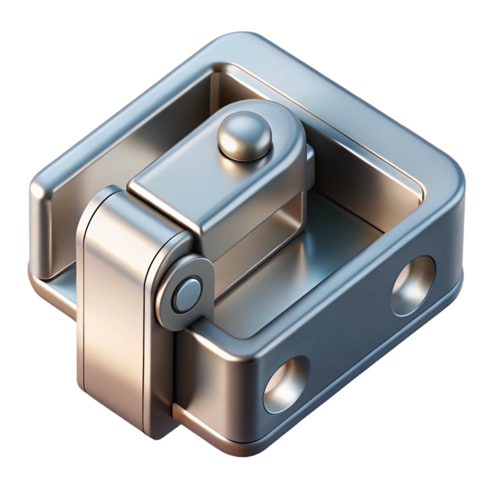 stunning vintage Window latch, metal mechanism, NO BACKGROUND with Transparent Background. top-tier png