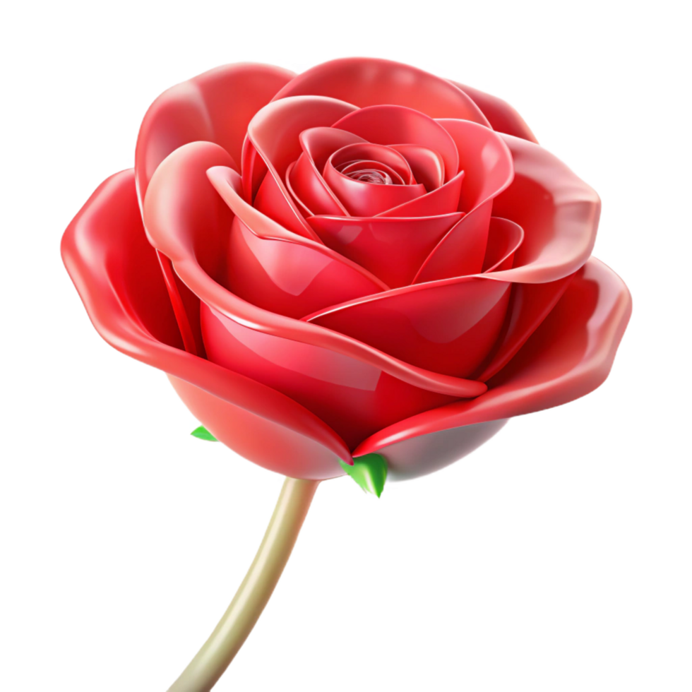 elegant urban A single, translucent red rose. NO BACKGROUND with Transparent Background. exclusive png