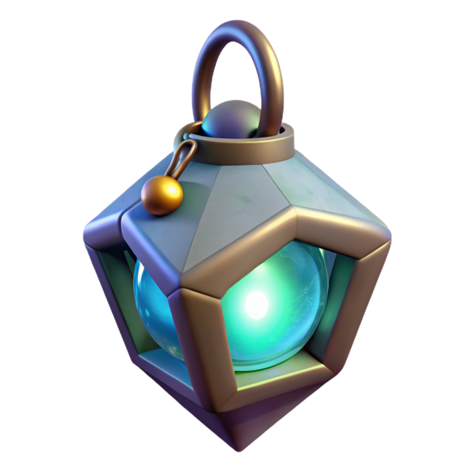 elegant coveted A mystical amulet, glowing with a faint light, NO BACKGROUND with Transparent Background. png