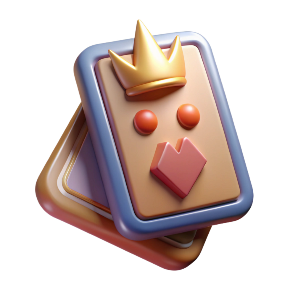 majestic organic A single, stylized playing card, featuring a fantasy creature, NO BACKGROUND with Transparent Background. impeccable png