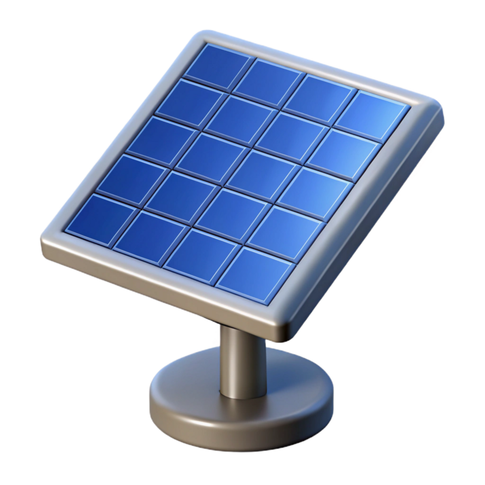 vibrant dreamy avant-garde A solar panel. NO BACKGROUND with Transparent Background. top-tier png