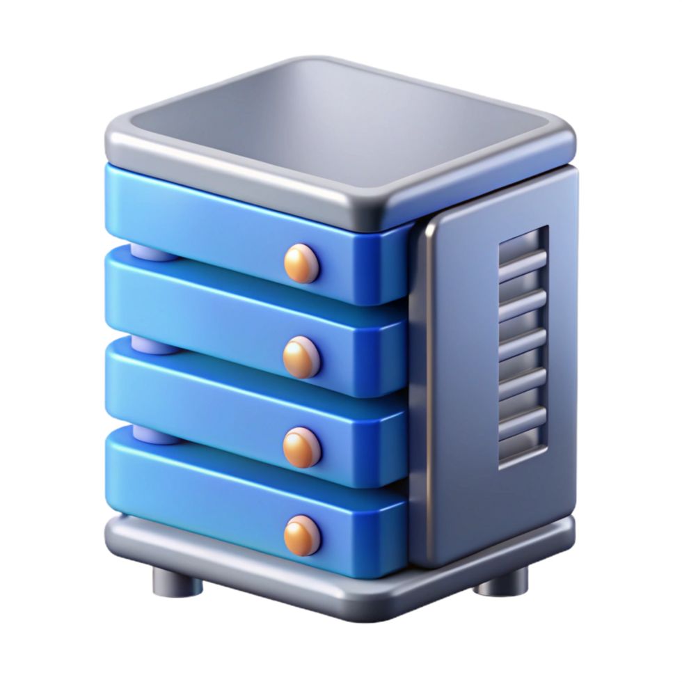 acclaimed urban A server rack unit. NO BACKGROUND with Transparent Background. original png