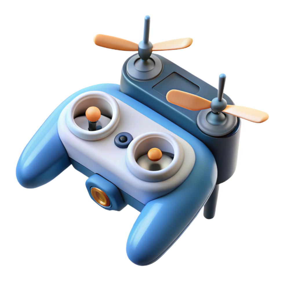 breathtaking rare A drone remote control. NO BACKGROUND with Transparent Background. png