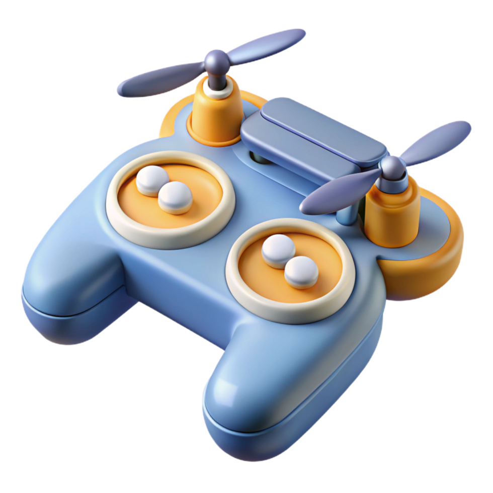 striking classic A drone remote control. NO BACKGROUND with Transparent Background. genuine png