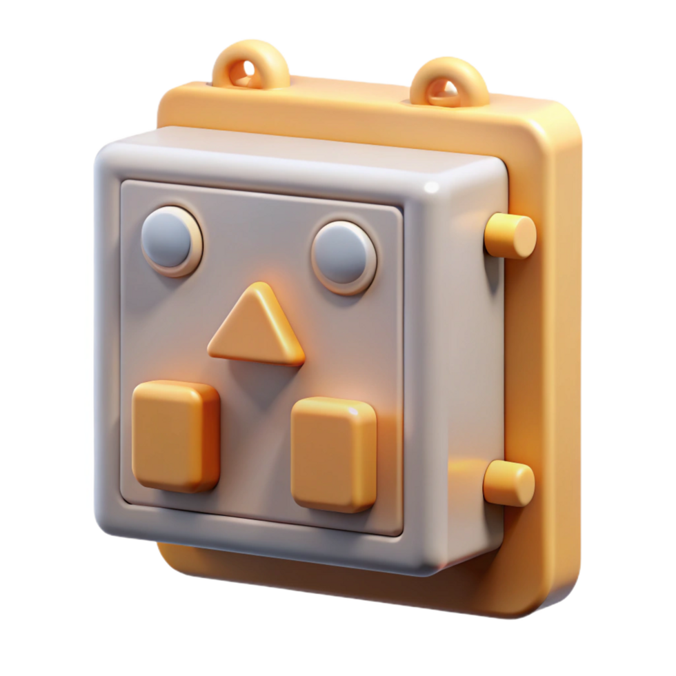 striking avant-garde A circuit breaker. NO BACKGROUND with Transparent Background. gallery standard png
