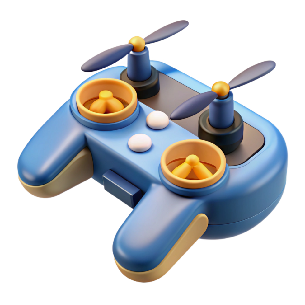 timeless impressionist A drone remote control. NO BACKGROUND with Transparent Background. top-tier png