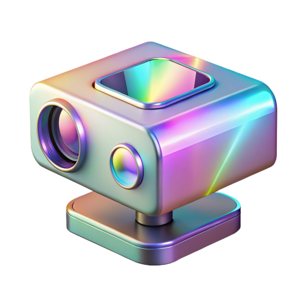 dazzling unparalleled A holographic projector. NO BACKGROUND with Transparent Background. png