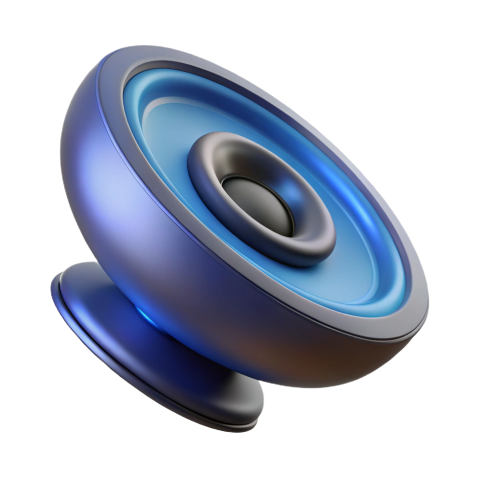 enchanting rare A levitating speaker. NO BACKGROUND with Transparent Background. png