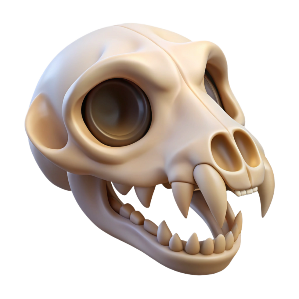 mesmerizing elegant Animal skull generic NO BACKGROUND with Transparent Background. impeccable png