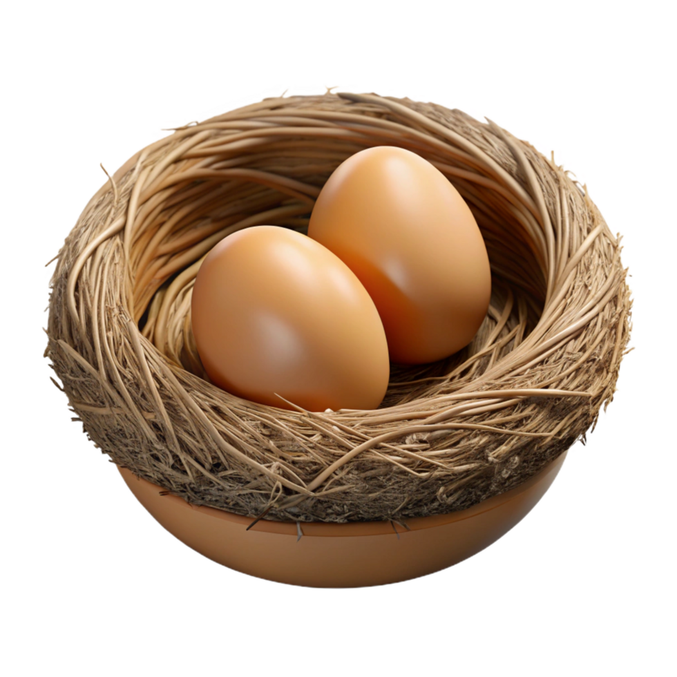standout bohemian Bird's nest NO BACKGROUND with Transparent Background. original png