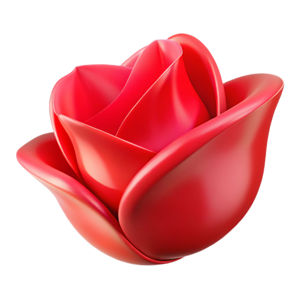exquisite passionate minimalist Petal of a red rose NO BACKGROUND with Transparent Background. masterfully captured png