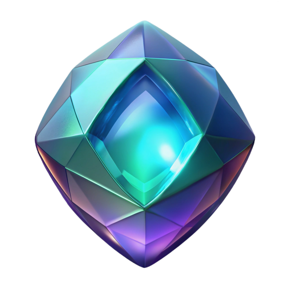 passionate impressive A single, sparkling gemstone, cut in the shape of a dragon's eye. NO BACKGROUND with Transparent Background. precision png