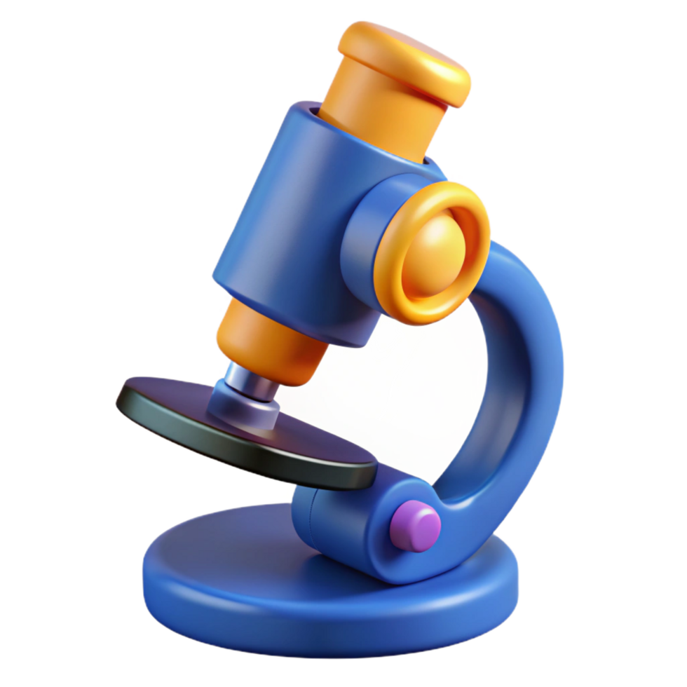 distinguished bohemian Microscope with adjustable focus NO BACKGROUND with Transparent Background. premium png