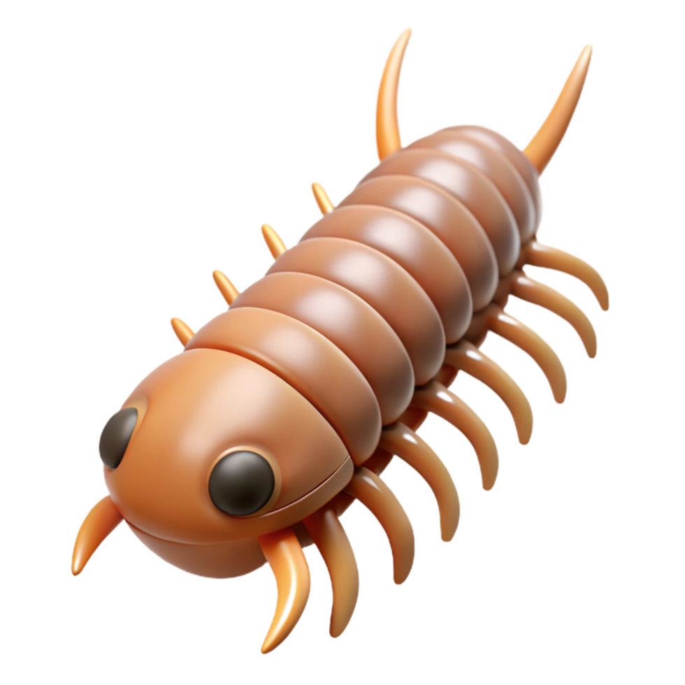 dazzling exemplary A centipede, NO BACKGROUND with Transparent Background. png