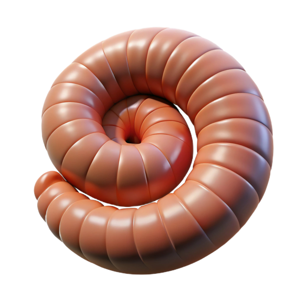 captivating memorable A millipede, curled up, NO BACKGROUND with Transparent Background. png