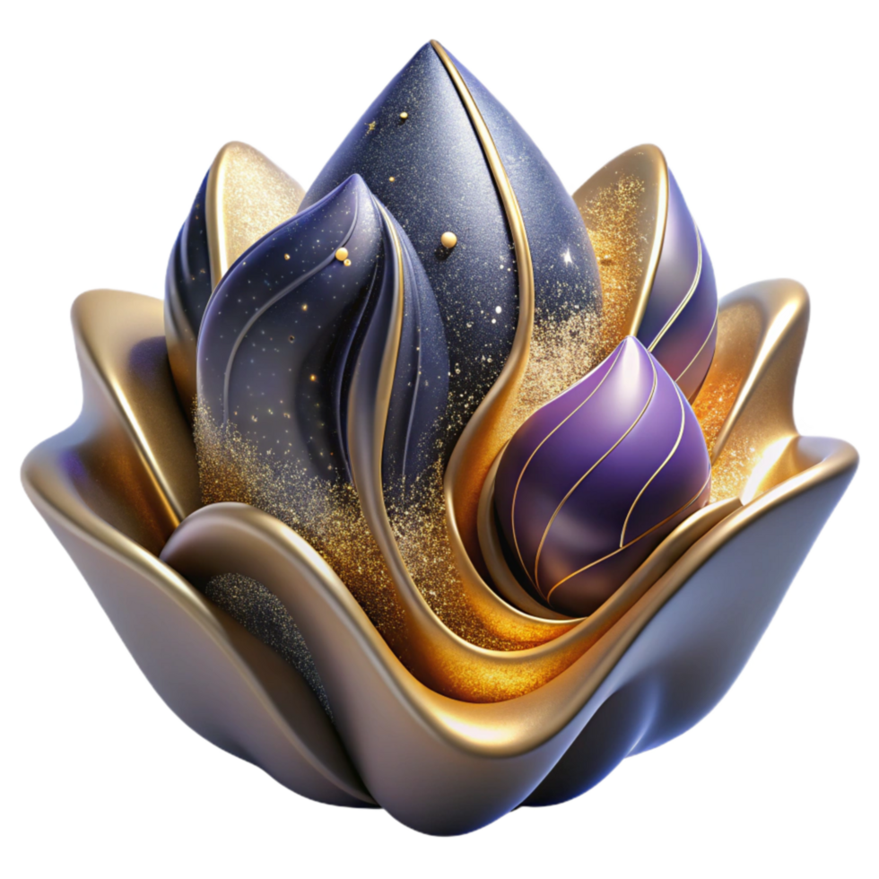 elegant rustic Abstract Form with Smooth Transitions Isolated premium png