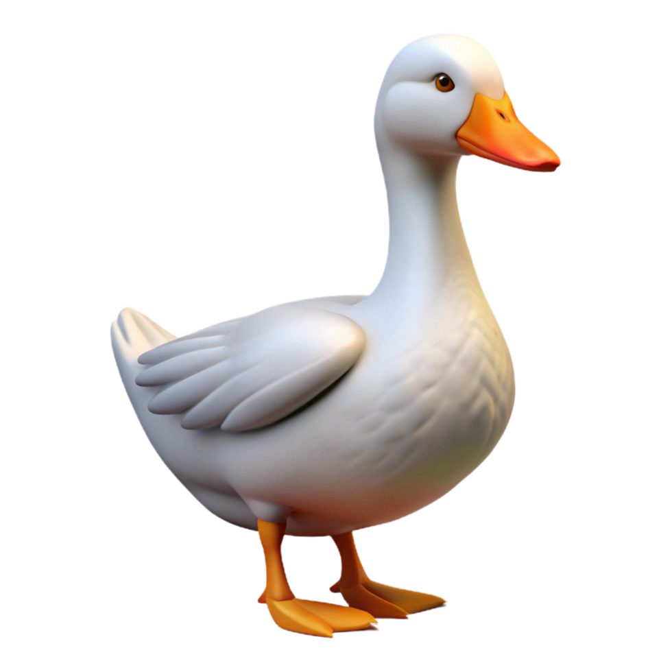 gorgeous iconic A goose. NO BACKGROUND with Transparent Background. png