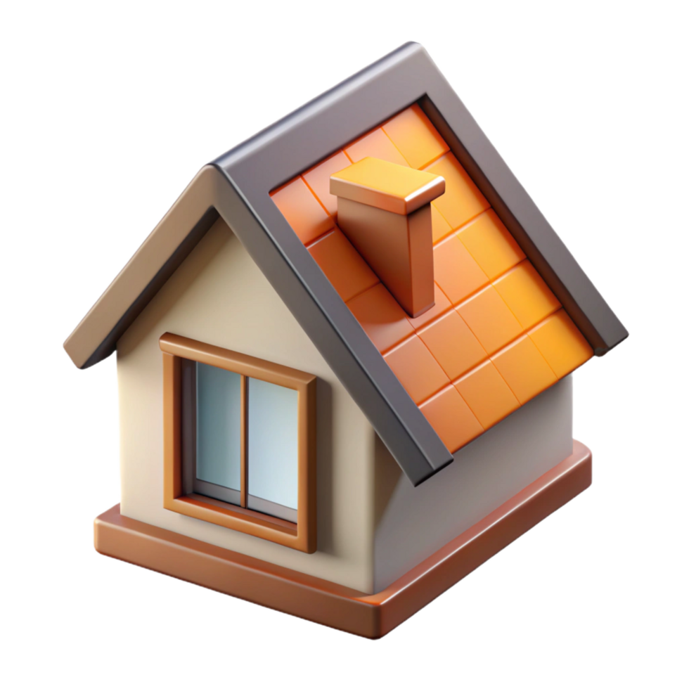 exceptional avant-garde Dormer window, small window projecting from roof NO BACKGROUND with Transparent Background. precision png