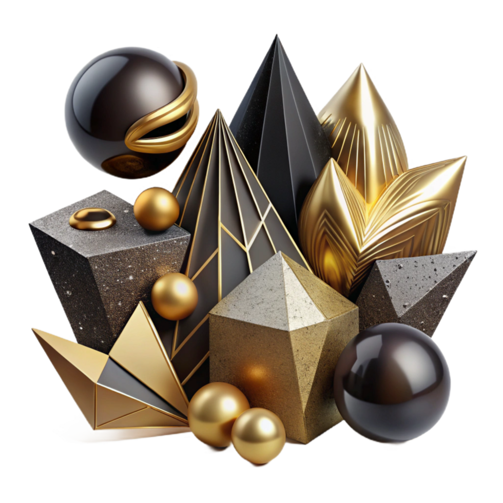 impressive traditional Abstract Geometric Element Collection Cutout premium png