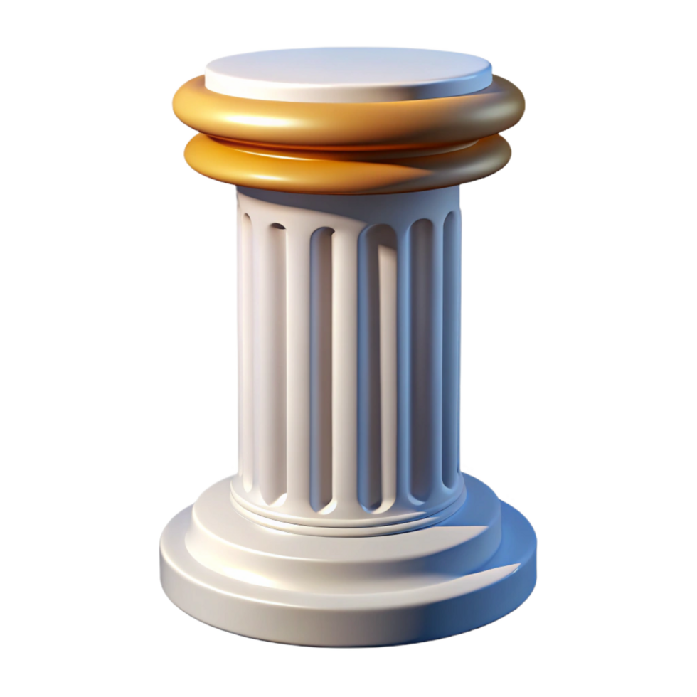 fascinating whimsical tropical Capital, topmost part of a column NO BACKGROUND with Transparent Background. original png