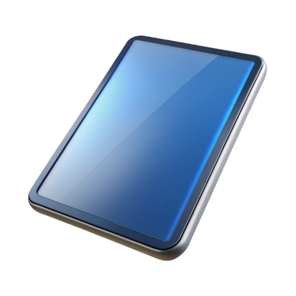 hypnotic gothic A tablet device, sleek and modern, NO BACKGROUND with Transparent Background. masterfully captured png
