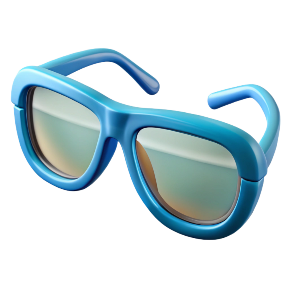 impressive reflective surreal A pair of eyeglasses, modern frames, NO BACKGROUND with Transparent Background. refined png