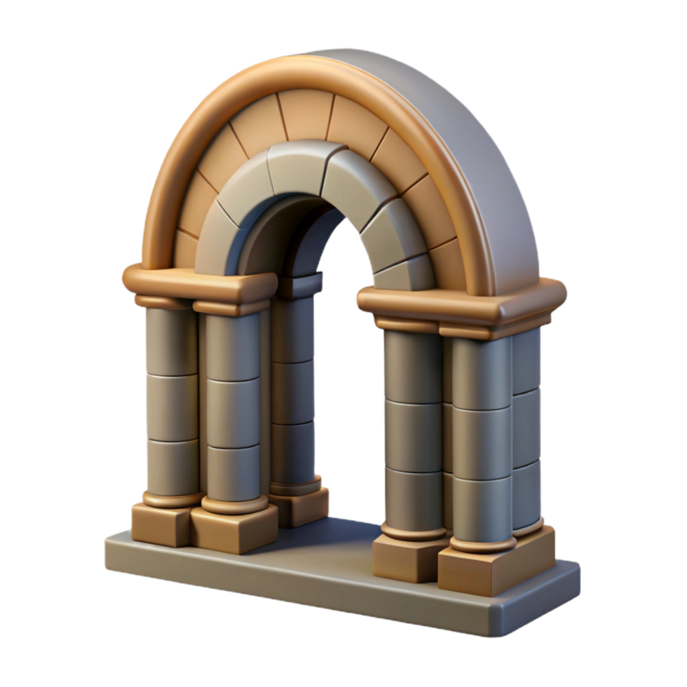 extraordinary gothic Romanesque church doorway arch, NO BACKGROUND with Transparent Background. gallery standard png