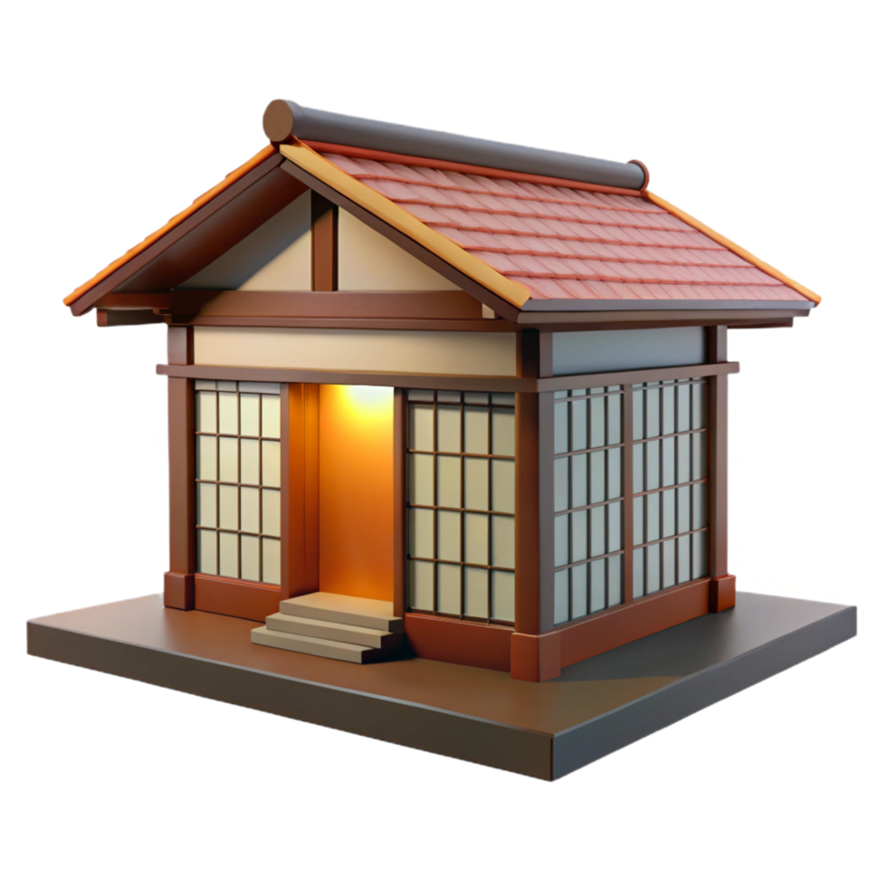 fascinating exceptional Traditional Japanese house sliding door, NO BACKGROUND with Transparent Background. png