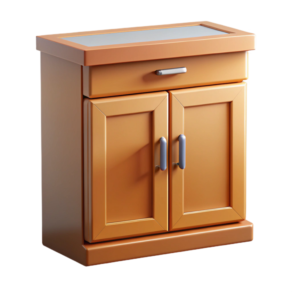 exemplary surreal Kitchen cabinet shaker style door, NO BACKGROUND with Transparent Background. refined png