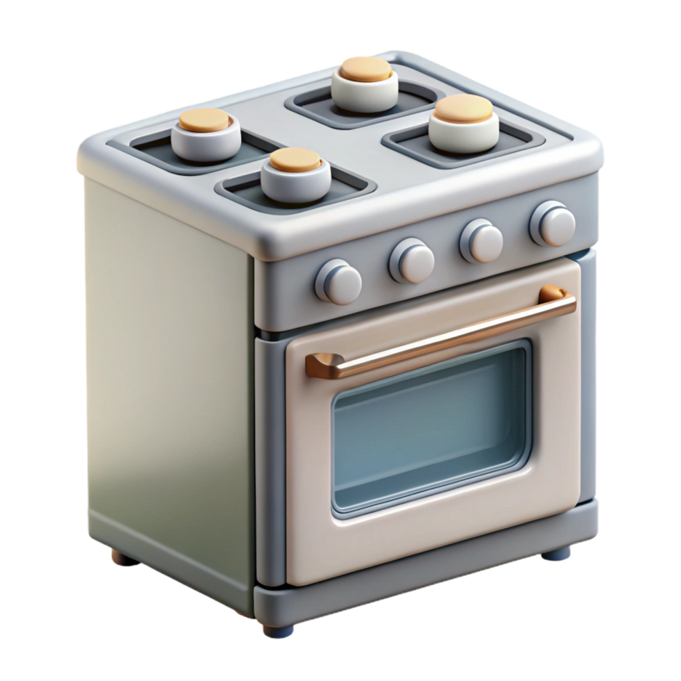 exquisite quintessential Oven gas range top, NO BACKGROUND with Transparent Background. png