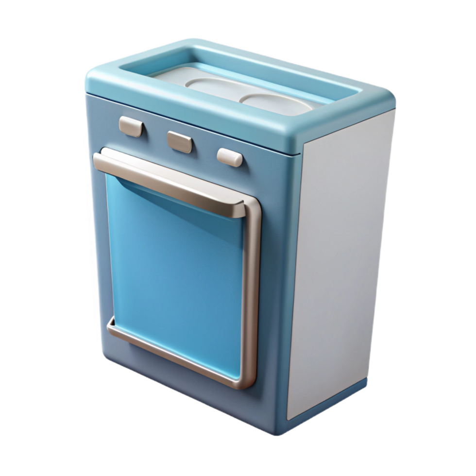 enchanting impressionist Dishwasher built-in panel ready, NO BACKGROUND with Transparent Background. gallery standard png