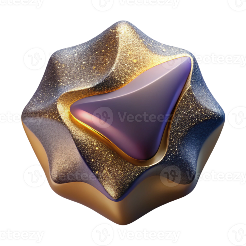 impressive classic Abstract Shape Gradient Transparent Background detailed png
