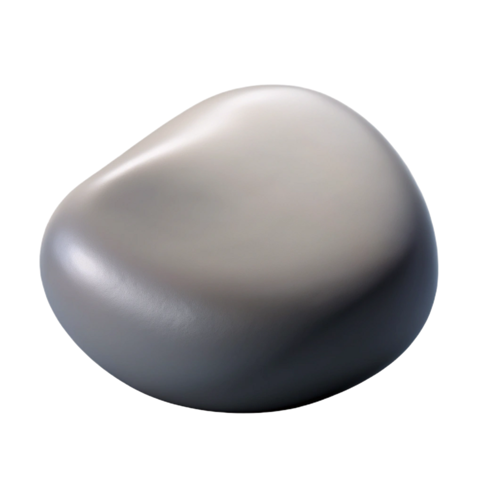 exceptional victorian Smooth gray river stone NO BACKGROUND with Transparent Background. flawless png