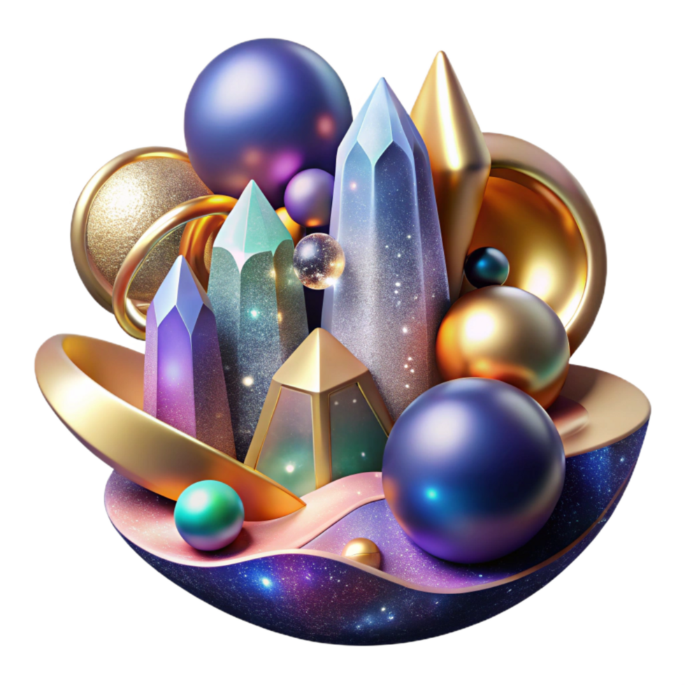 serene modern Abstract Typography Poster Transparent Background Colorful Design genuine png