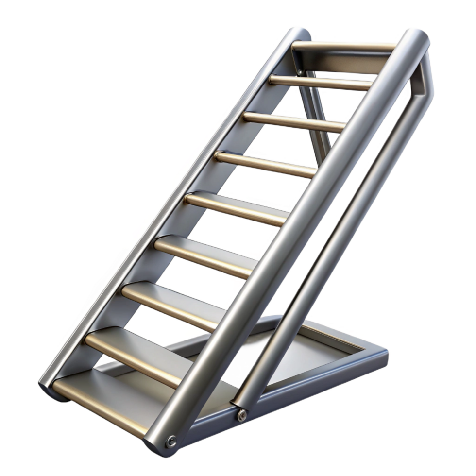 harmonious glorious Fire escape ladder, metal, NO BACKGROUND with Transparent Background. luxury png
