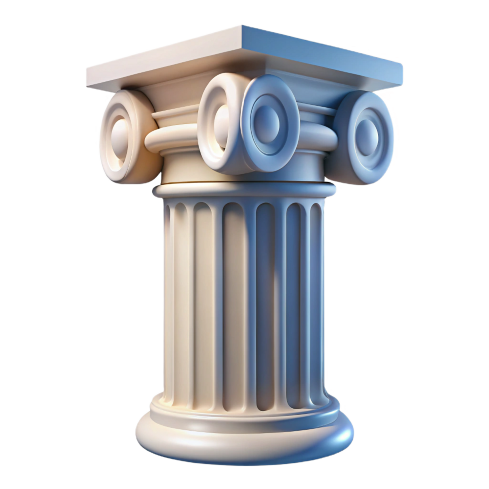 extraordinary memorable Column capital, Corinthian, NO BACKGROUND with Transparent Background. png