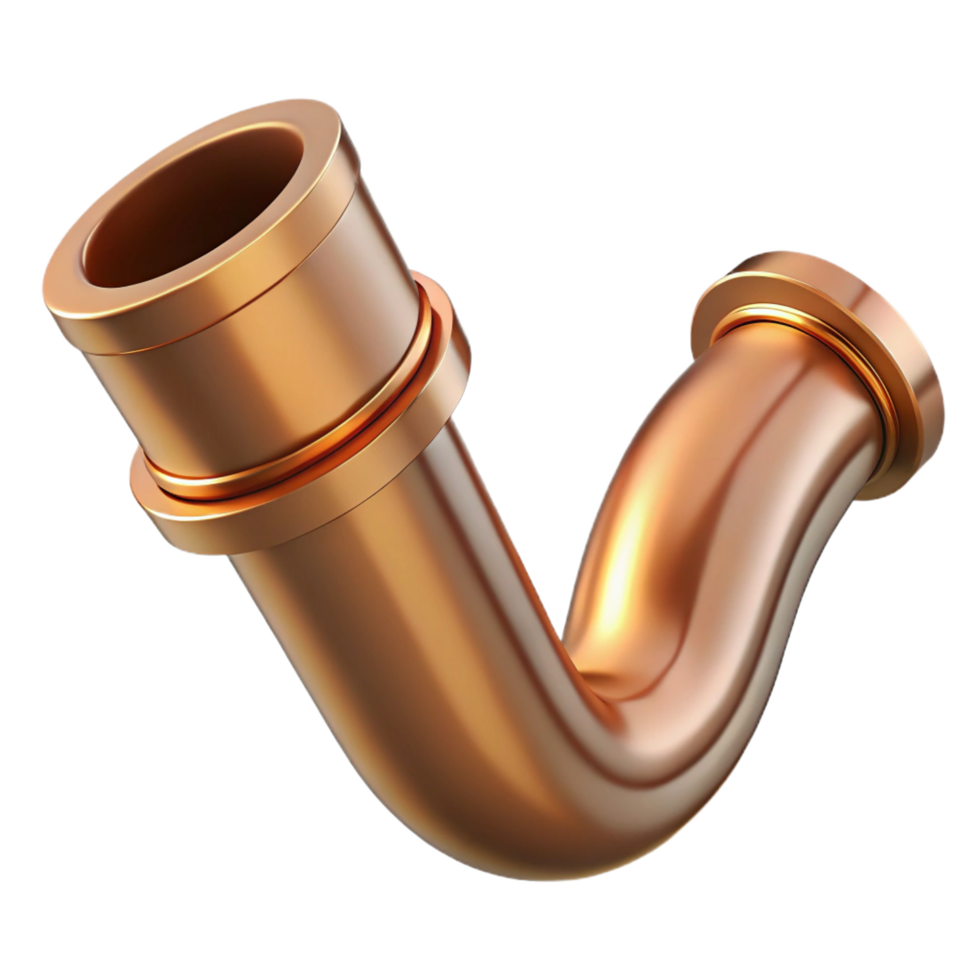 energetic dazzling Downspout, copper, NO BACKGROUND with Transparent Background. fine detail png