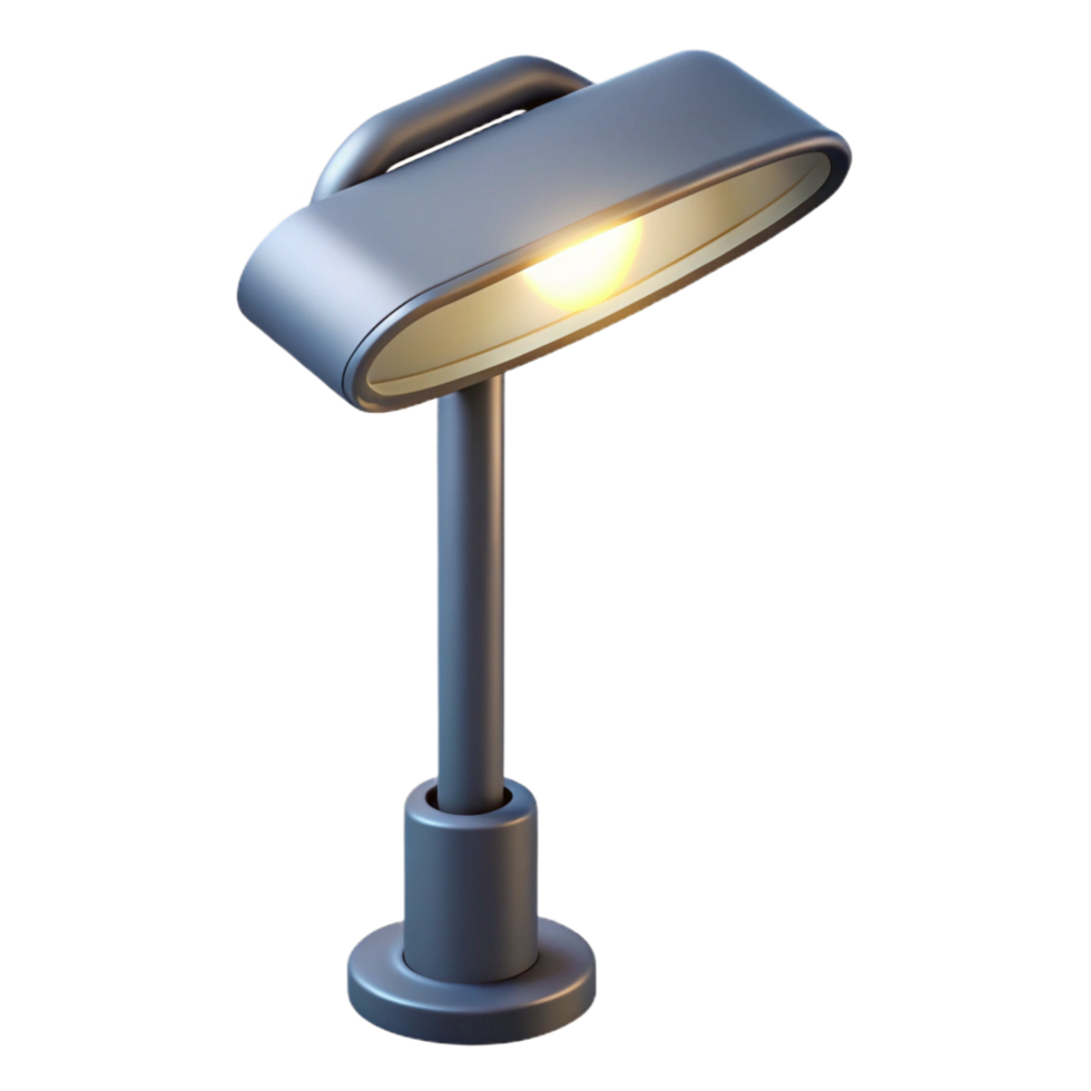 elegant distinctive Street light, modern, LED, NO BACKGROUND with Transparent Background. png