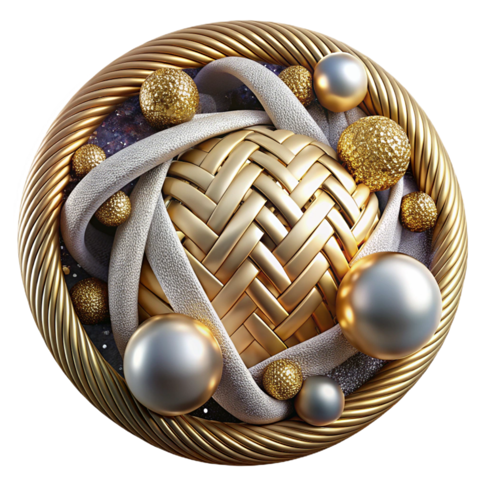 stunning abstract Abstract Woven Texture Cutout Close Up View professional png