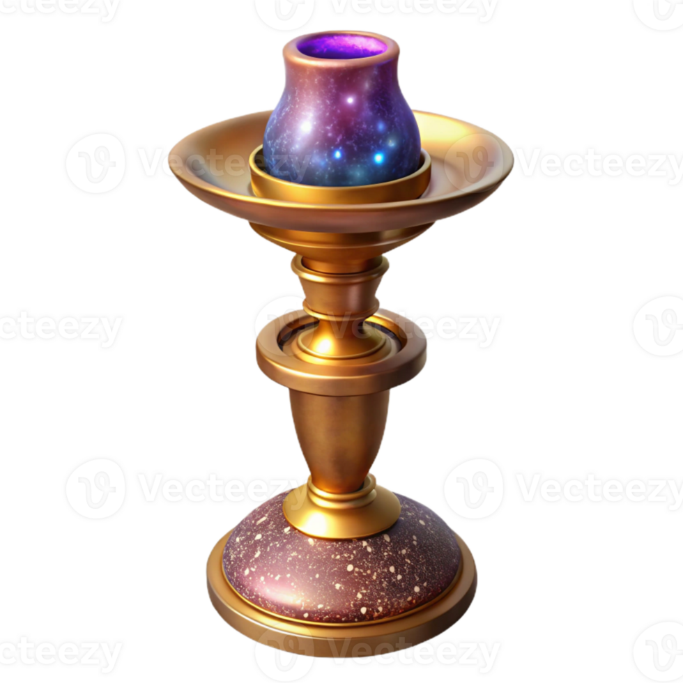 wonderful vintage Antique Brass Candlestick Carved Detail Isolated high quality png