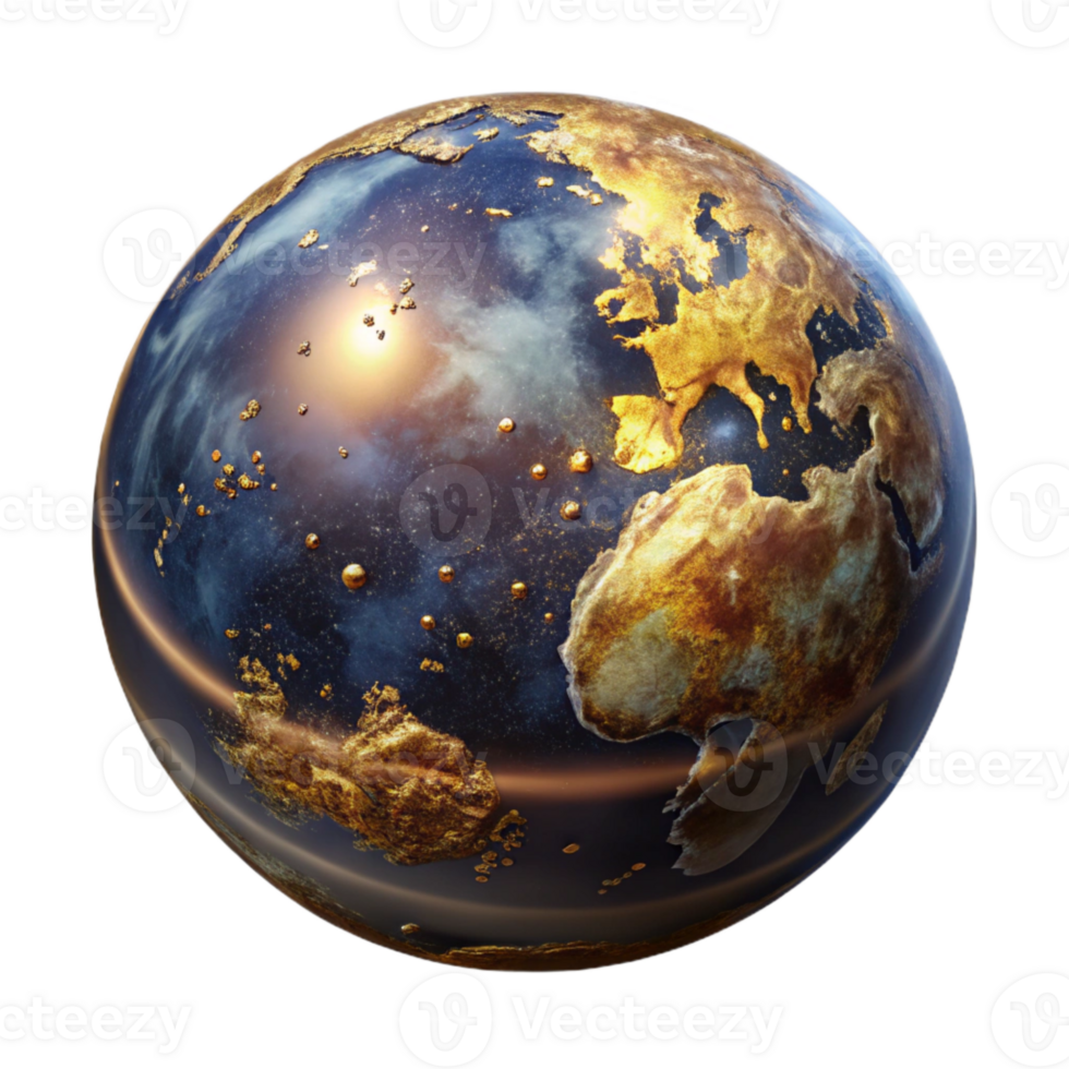 vibrant traditional Antique Globe Cutout on Transparent Background authentic png