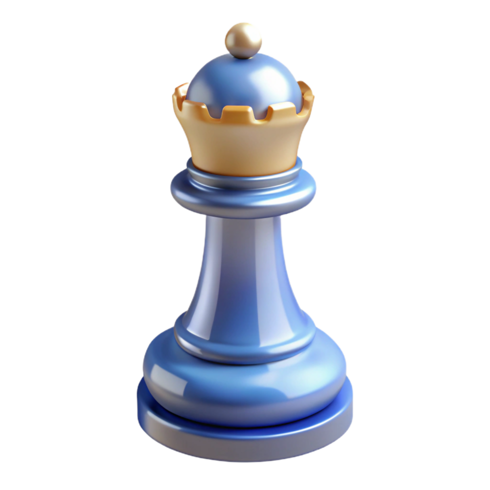 elegant exemplary A chess piece, the king. NO BACKGROUND with Transparent Background. png