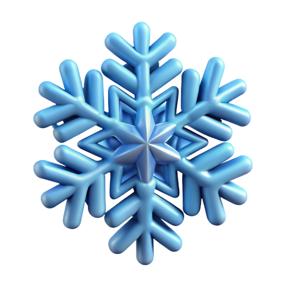 exceptional vintage A single, detailed snowflake with unique crystalline structure. NO BACKGROUND with Transparent Background. handcrafted png